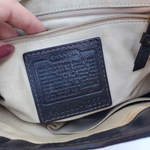 Gossip Girl COACH Black Hampton HOBO Bag - Picture 12 of 16